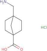 4-(aminomethyl)bicyclo[2.2.1]heptane-1-carboxylic acid hcl