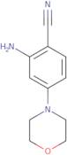 2-Amino-4-(morpholin-4-yl)benzonitrile