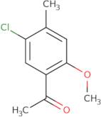 1-(5-Chloro-2-methoxy-4-methylphenyl)ethan-1-one