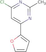 4-Chloro-6-(2-furyl)-2-methylpyrimidine