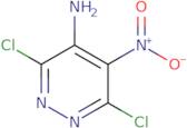 3,6-Dichloro-5-nitropyridazin-4-amine