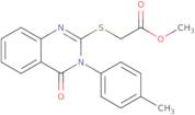 Methyl 2-{[3-(4-methylphenyl)-4-oxo-3,4-dihydroquinazolin-2-yl]sulfanyl}acetate