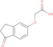 2-[(1-Oxo-2,3-dihydro-1H-inden-5-yl)oxy]acetic acid