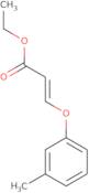 ethyl (2E)-3-(3-methylphenoxy)prop-2-enoate