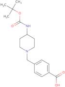 4-[4-(tert-Butoxycarbonylamino)piperidin-1-yl]methylbenzoic acid