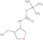 rac-tert-Butyl N-[(3R,4R)-4-(hydroxymethyl)oxolan-3-yl]carbamate