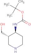 tert-Butyl N-[(3S,4S)-rel-3-(hydroxymethyl)-4-piperidyl]carbamate