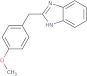 2-[(4-Methoxyphenyl)methyl]-1H-1,3-benzodiazole
