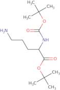 tert-Butyl (2S)-5-amino-2-{[(tert-butoxy)carbonyl]amino}pentanoate