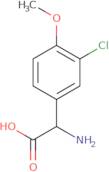 2-Amino-2-(3-chloro-4-methoxy-phenyl)acetic acid