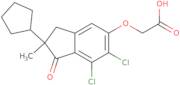 2-((6,7-Dichloro-2-cyclopentyl-2-methyl-1-oxo-2,3-dihydro-1H-inden-5-yl)oxy)acetic acid