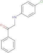 2-[(4-Chlorophenyl)amino]-1-phenylethan-1-one