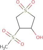 3-Hydroxy-4-methanesulfonyl-1λ6-thiolane-1,1-dione