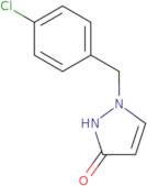 1-[(4-Chlorophenyl)methyl]-1H-pyrazol-3-ol