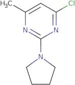 4-Chloro-6-methyl-2-pyrrolidin-1-ylpyrimidine