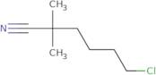 6-Chloro-2,2-dimethylhexanenitrile