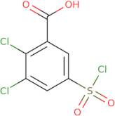 2,3-Dichloro-5-(chlorosulfonyl)benzoic acid