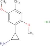 rac-(1R,2S)-2-(2,5-Dimethoxy-4-methylphenyl)cyclopropan-1-amine hydrochloride