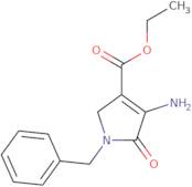 4-Amino-2,5-dihydro-5-oxo-1-(phenylmethyl)-1H-pyrrole-3-carboxylic acid, ethyl ester