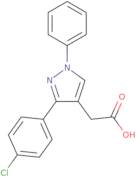 2-[3-(4-Chlorophenyl)-1-phenyl-1H-pyrazol-4-yl]acetic acid