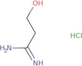 3-Hydroxypropanimidamide hydrochloride