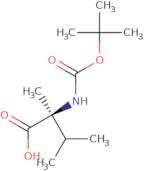 (S)-2-((tert-butoxycarbonyl)amino)-2,3-dimethylbutanoic acid
