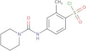 2-Methyl-4-[(piperidine-1-carbonyl)amino]benzenesulfonyl chloride
