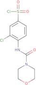 3-Chloro-4-(morpholine-4-carboxamido)benzene-1-sulfonyl chloride