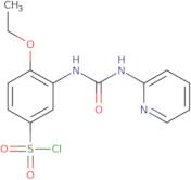 4-Ethoxy-3-(3-pyridin-2-yl-ureido)-benzenesulfonyl chloride