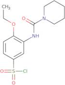 4-Ethoxy-3-(piperidine-1-carboxamido)benzene-1-sulfonyl chloride