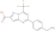 5-(4-Ethylphenyl)-7-(trifluoromethyl)pyrazolo[1,5-a]pyrimidine-2-carboxylic acid