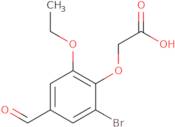 2-(2-Bromo-6-ethoxy-4-formylphenoxy)acetic acid