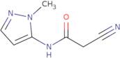2-Cyano-N-(1-methyl-1H-pyrazol-5-yl)acetamide