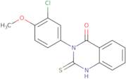 3-(3-Chloro-4-methoxyphenyl)-2-sulfanyl-3,4-dihydroquinazolin-4-one