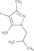 4-Iodo-2-isobutyl-5-methyl-2H-pyrazol-3-ylamine