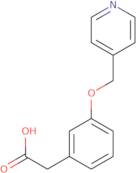 2-[3-(Pyridin-4-ylmethoxy)phenyl]acetic acid