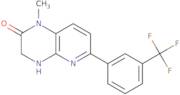 1-Methyl-6-(3-(trifluoromethyl)phenyl)-3,4-dihydropyrido[2,3-b]pyrazin-2(1H)-one