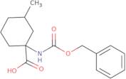 3-Methyl-1-(phenylmethoxycarbonylamino)cyclohexane-1-carboxylic acid