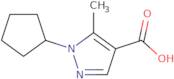 1-Cyclopentyl-5-methyl-1H-pyrazole-4-carboxylic acid