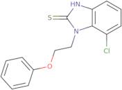 7-Chloro-1-(2-phenoxyethyl)-1H-1,3-benzodiazole-2-thiol