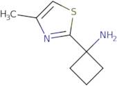 1-(4-Methyl-1,3-thiazol-2-yl)cyclobutan-1-amine