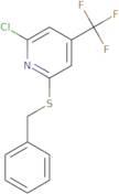 2-Chloro-6-(benzylsulfanyl)-4-(trifluoromethyl)pyridine