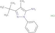 3-tert-Butyl-4-methyl-1-phenyl-1H-pyrazol-5-amine hydrochloride