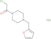 2-Chloro-1-[4-(furan-2-ylmethyl)piperazin-1-yl]ethan-1-one hydrochloride