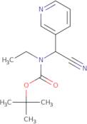 tert-Butyl N-[cyano(pyridin-3-yl)methyl]-N-ethylcarbamate
