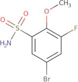 5-Bromo-3-fluoro-2-methoxybenzene-1-sulfonamide
