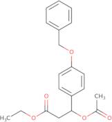 Ethyl (3R)-3-(acetyloxy)-3-[4-(benzyloxy)phenyl]propanoate