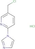5-(Chloromethyl)-2-(1H-imidazol-1-yl)pyridine hydrochloride