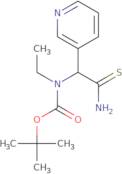 tert-Butyl N-[carbamothioyl(pyridin-3-yl)methyl]-N-ethylcarbamate