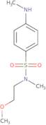 N-(2-Methoxyethyl)-N-methyl-4-(methylamino)benzene-1-sulfonamide